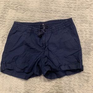 GAP NAVY BLUE LINEN SHORTS